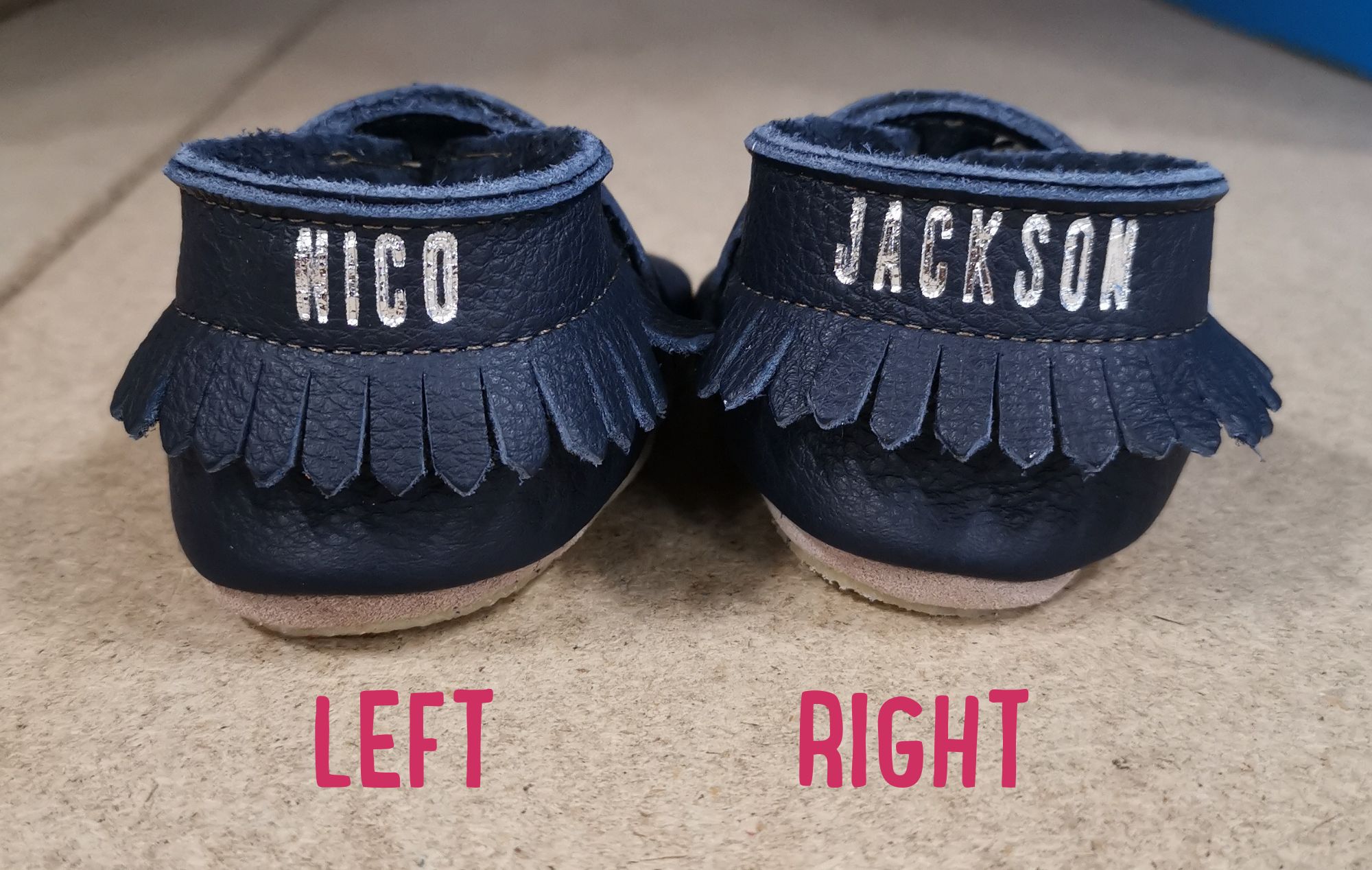 Teddy Cream Woodland Baby Shoes Inch Blue