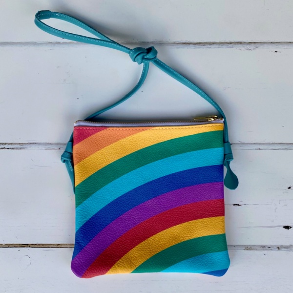 Rainbow Stripes Crossbody