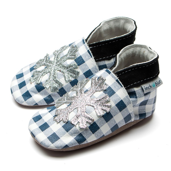 Snowflake Gingham/Silver Glitter