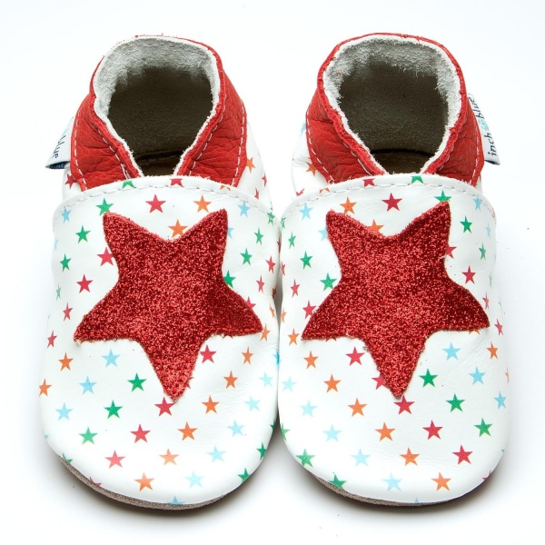 Starry Multi Star/Red Glitter