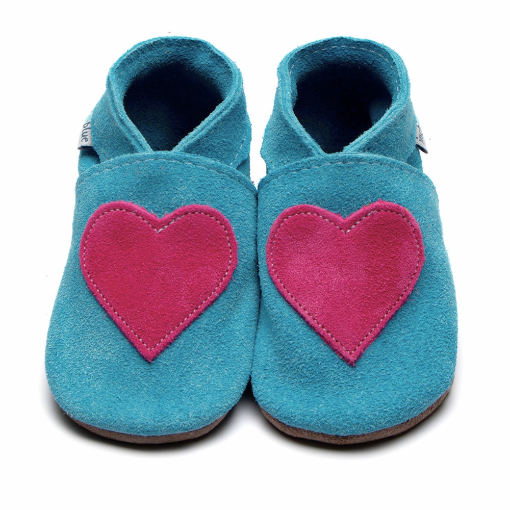 Inch Blue Love Marine Blue Suede, barefoot shoe