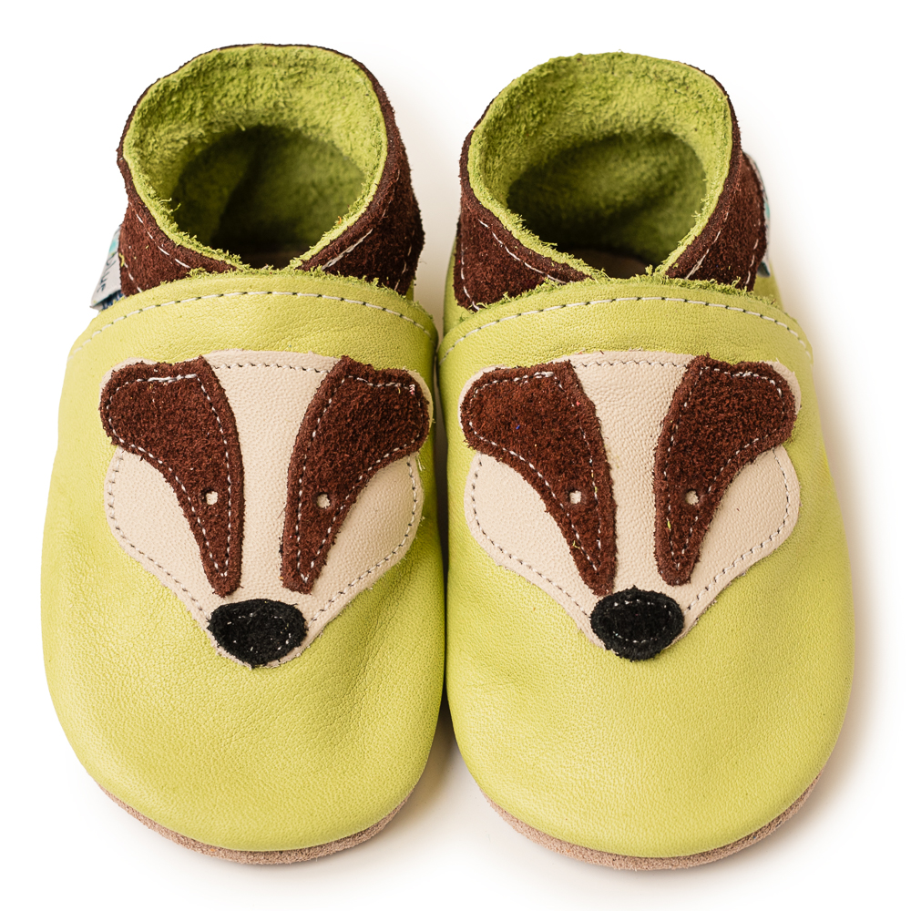 Inch Blue Badger Pistachio, barefoot shoe