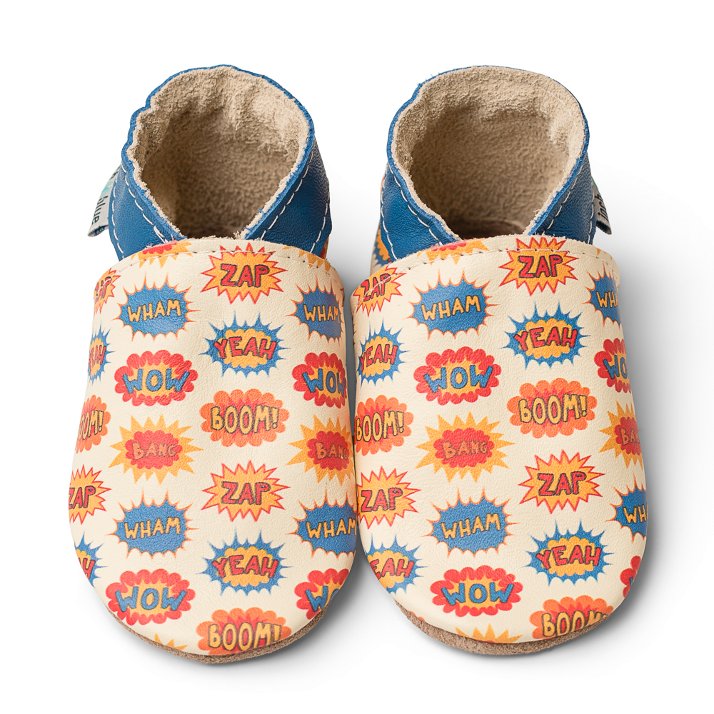 Inch Blue Boom, Bang, Wham, barefoot shoe
