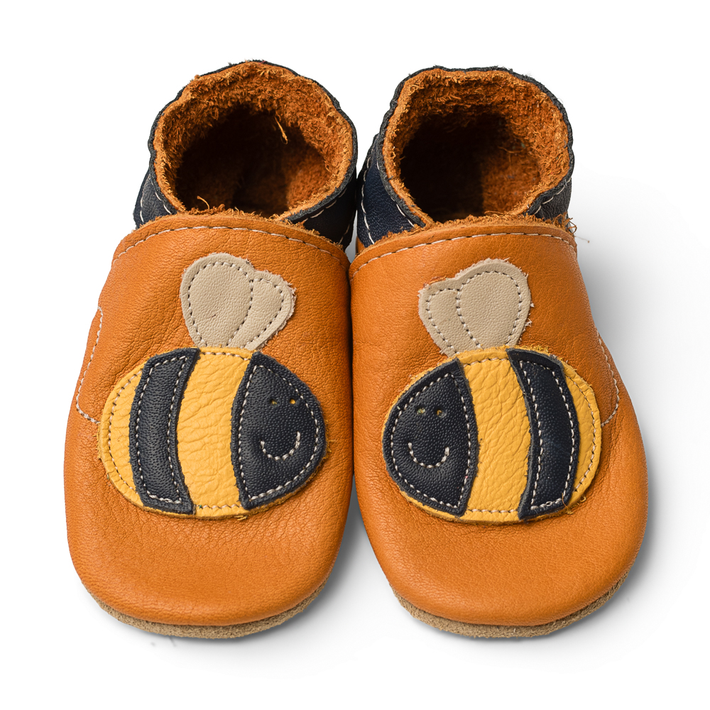 Inch Blue Buzzy Tan Leather, barefoot shoe