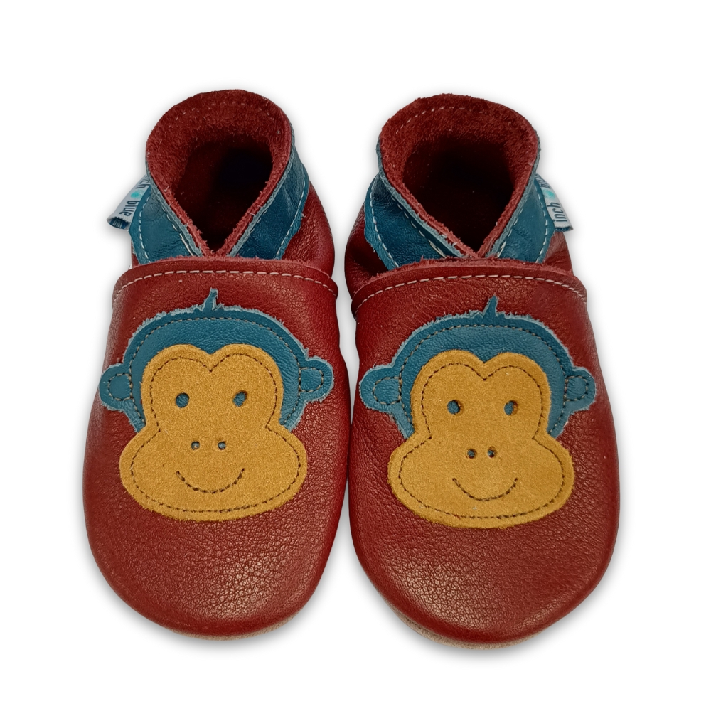 Inch Blue Cheeky Monkey Burgundy, barefoot shoe