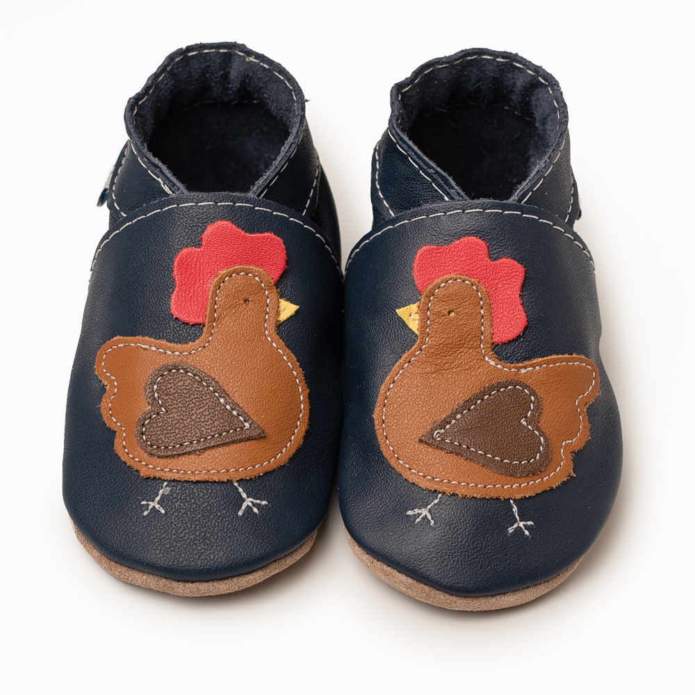 Inch Blue Chicken Navy/Caramel, barefoot shoe