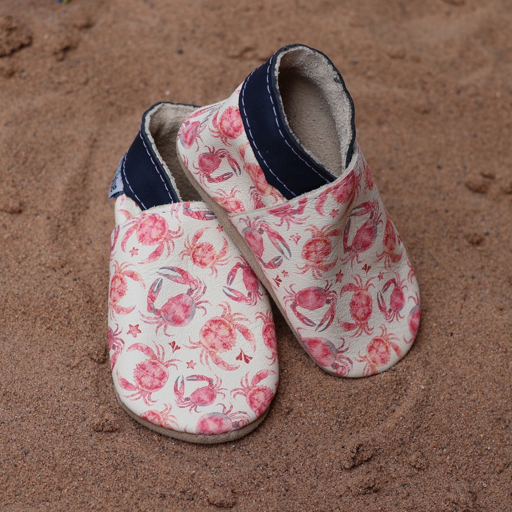 Inch Blue Crabs by Elena O'Neill, barefoot shoe
