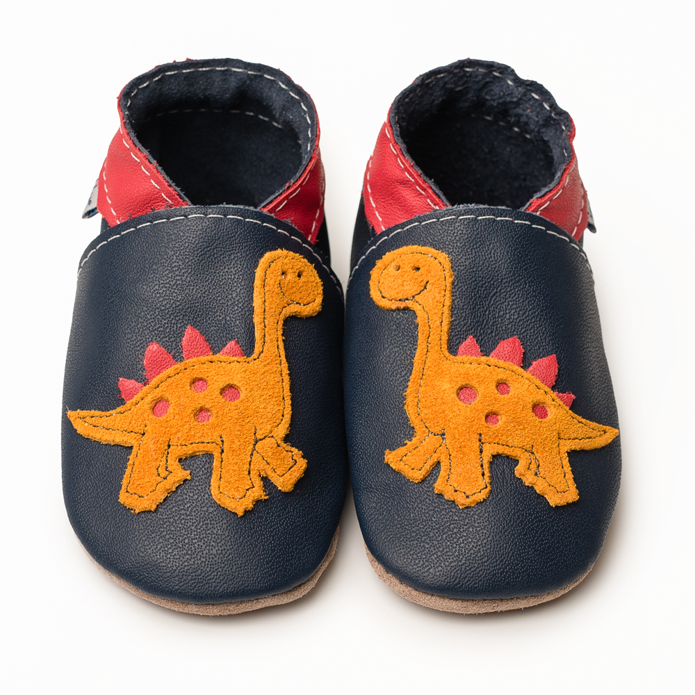 Inch Blue Dino Navy/Tangerine, barefoot shoe