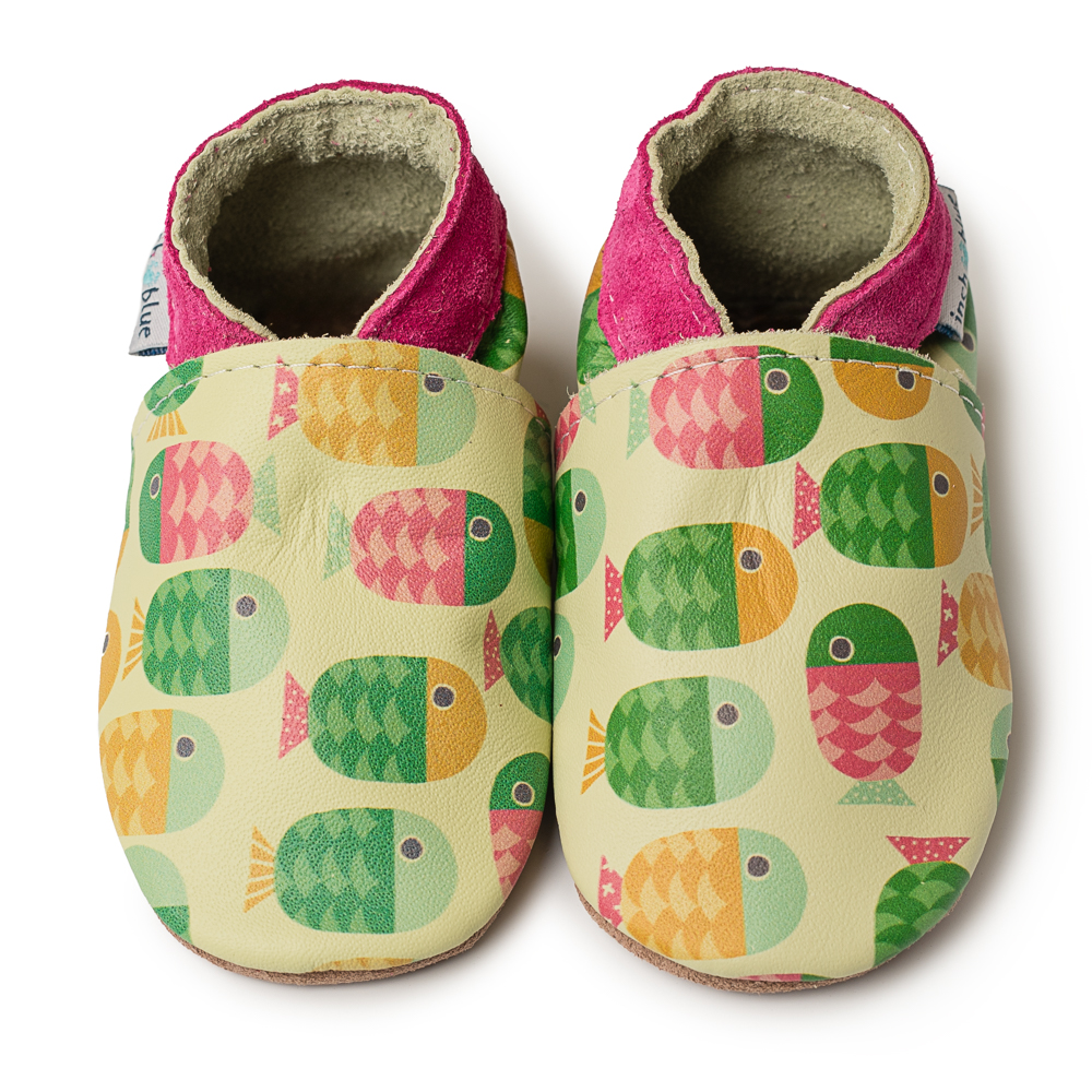 Inch Blue Fish Minty, barefoot shoe