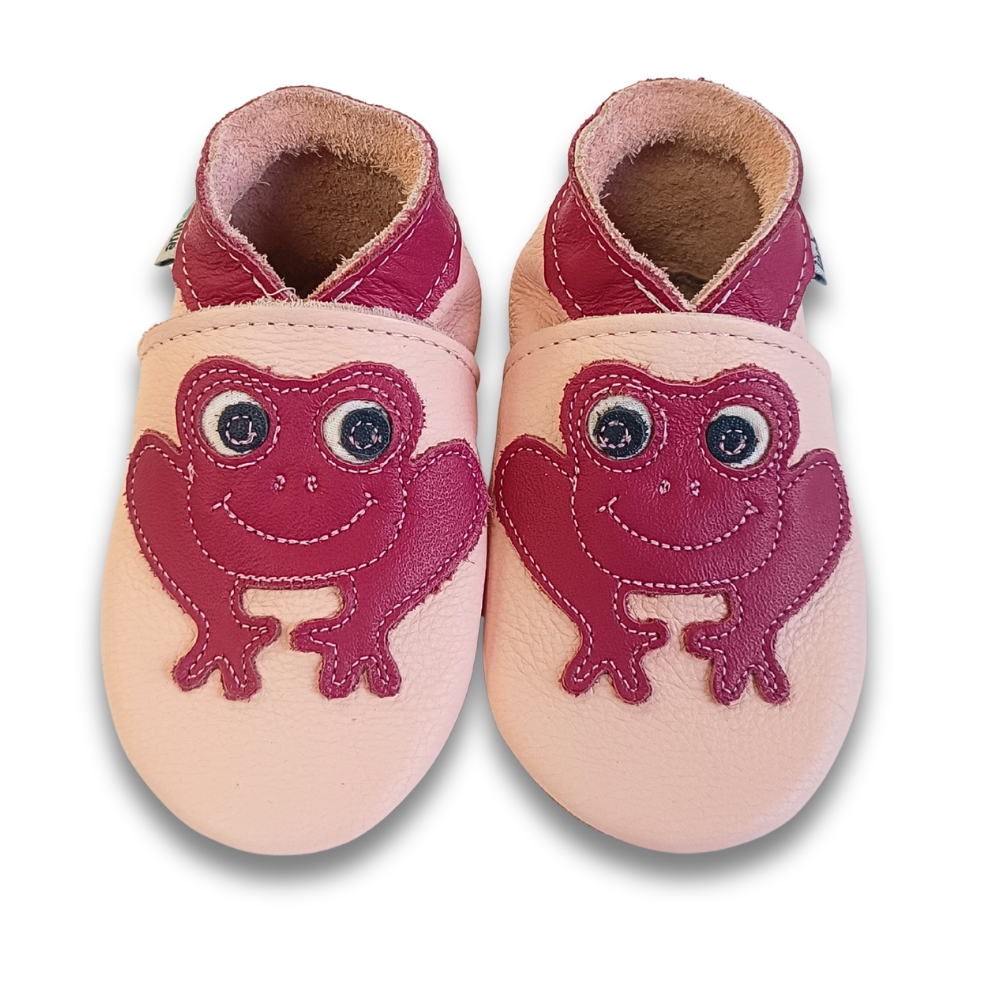 Inch Blue Frog Pastel Pink, barefoot shoe