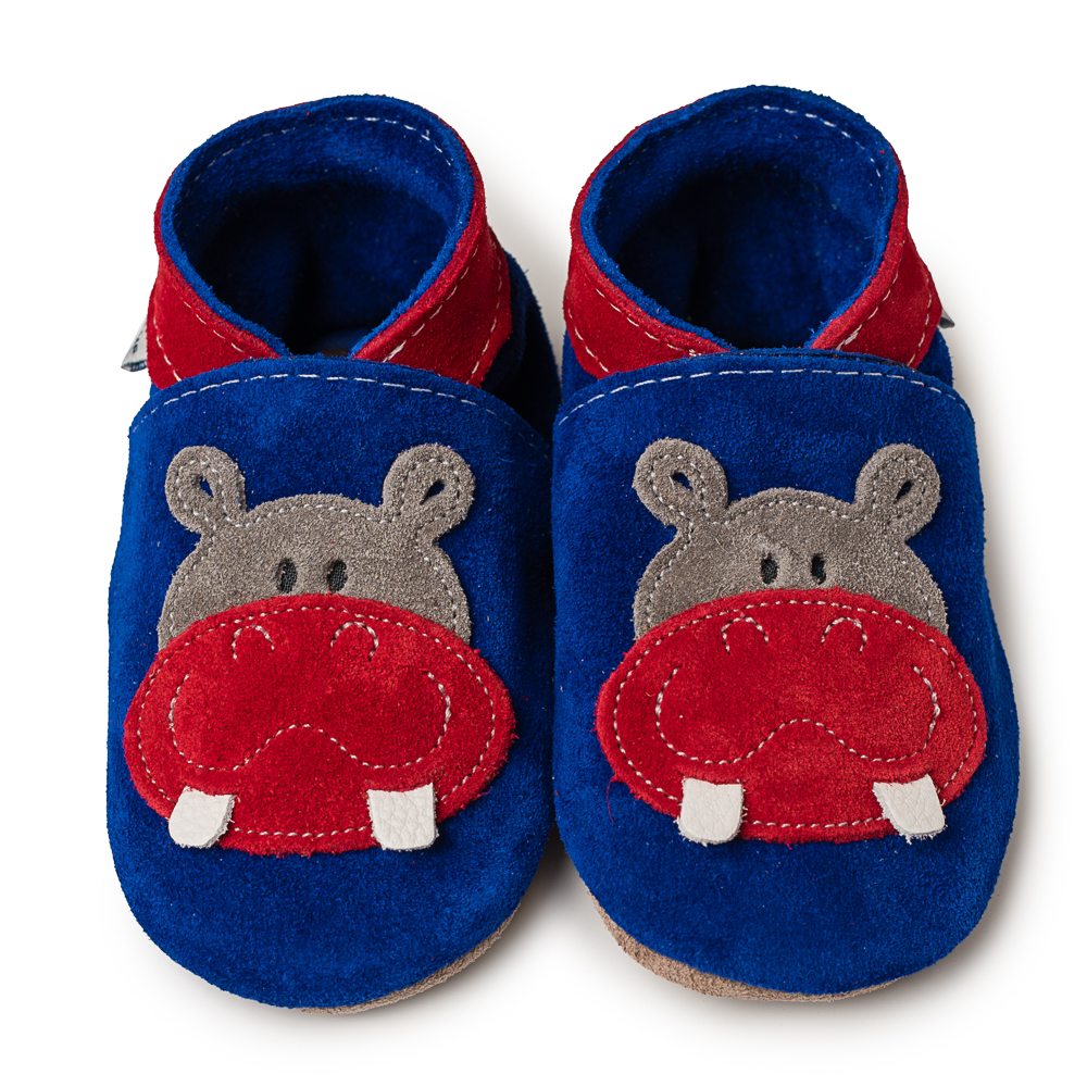 Inch Blue Hippo Cobalt Blue Suede, barefoot shoe