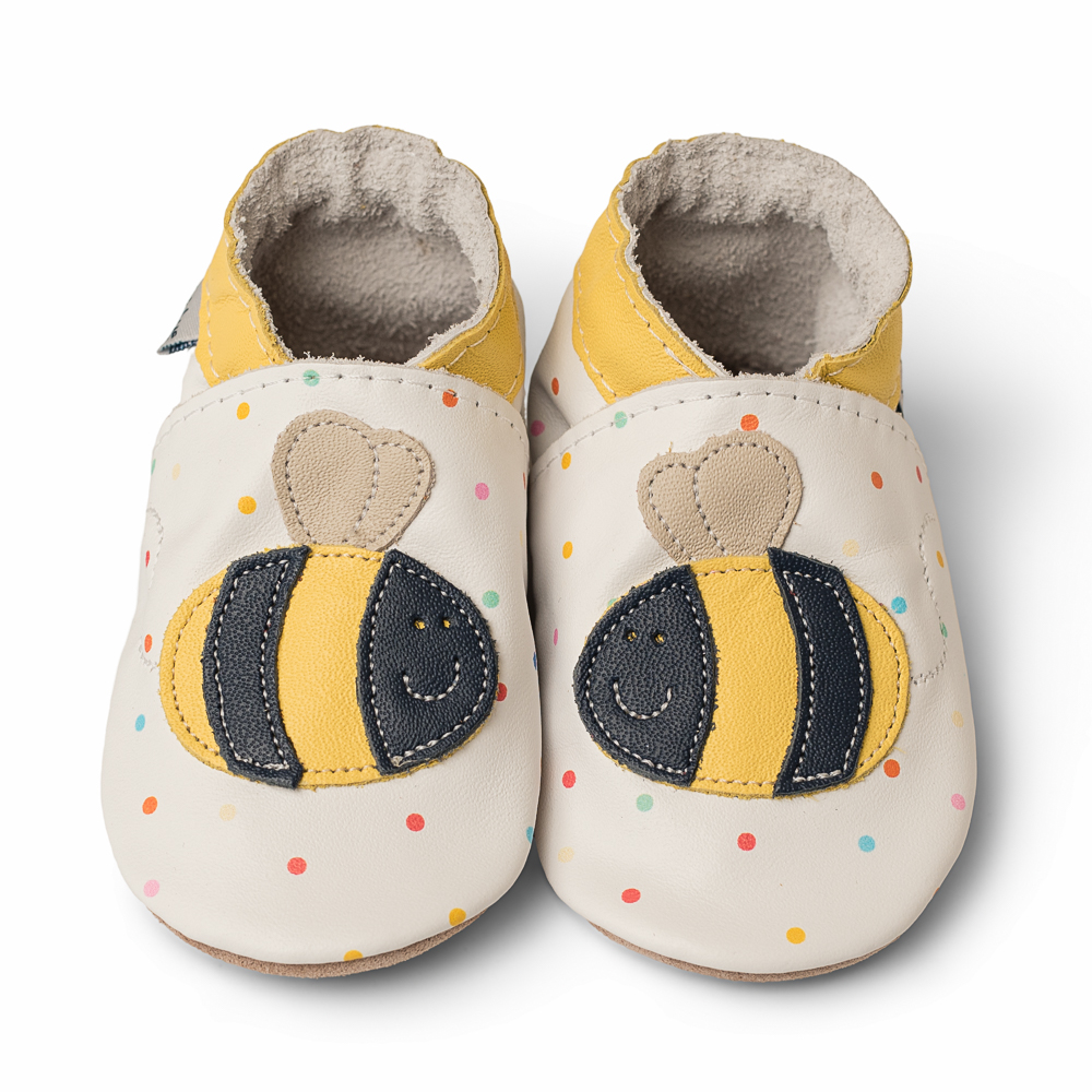 Inch Blue Busy Bee, barefoot shoe