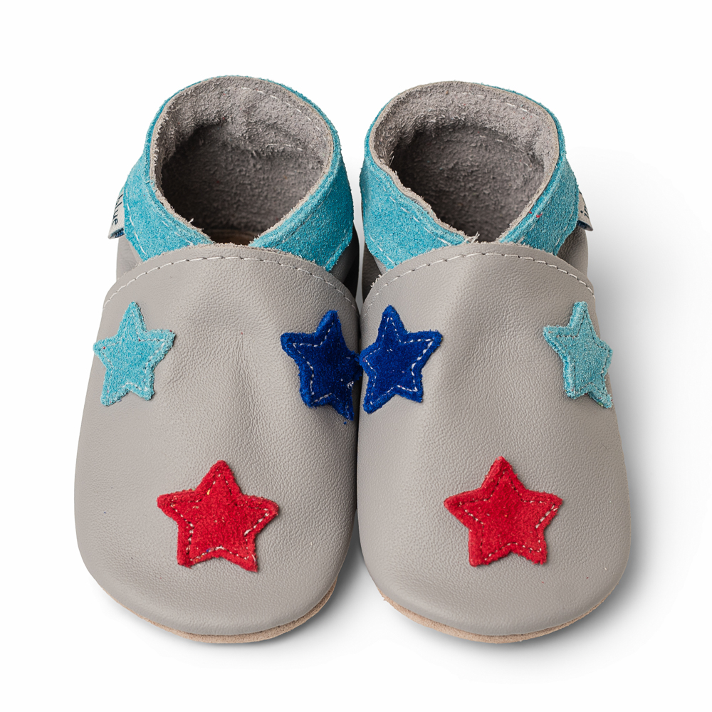 Inch Blue Stardom Grey/Blue/Red, barefoot shoe