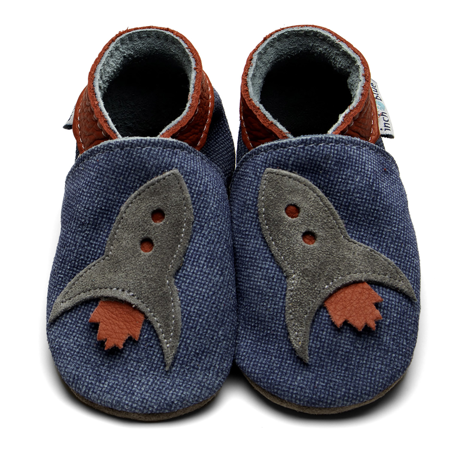 Inch Blue Rocket Blue Denim, barefoot shoe