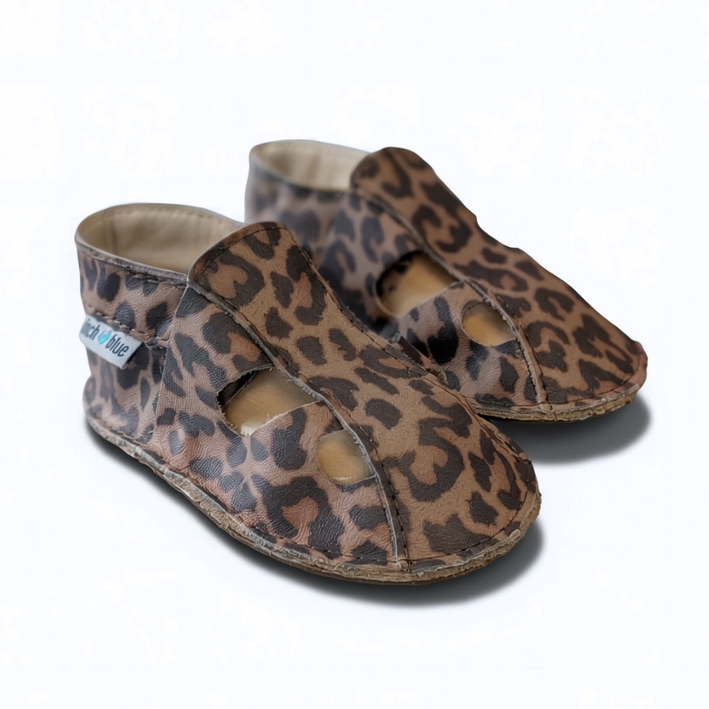Inch Blue Kids Sandal Leopard photo 4