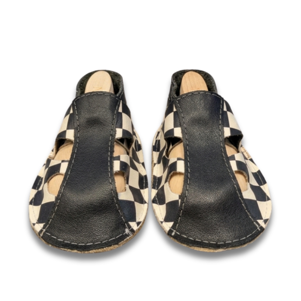 Inch Blue Kids Sandal Checkerboard photo 2