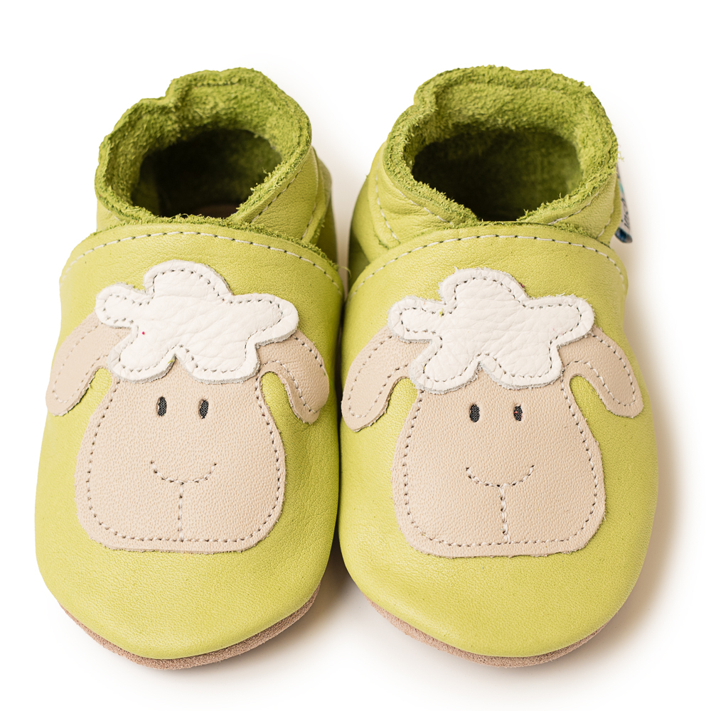 Inch Blue Lamb Pistachio, barefoot shoe
