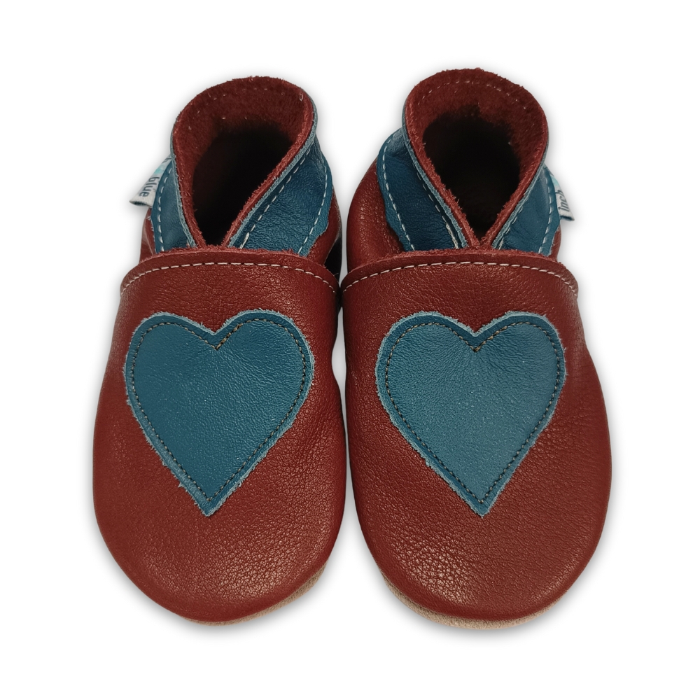 Inch Blue Love Burgundy, barefoot shoe