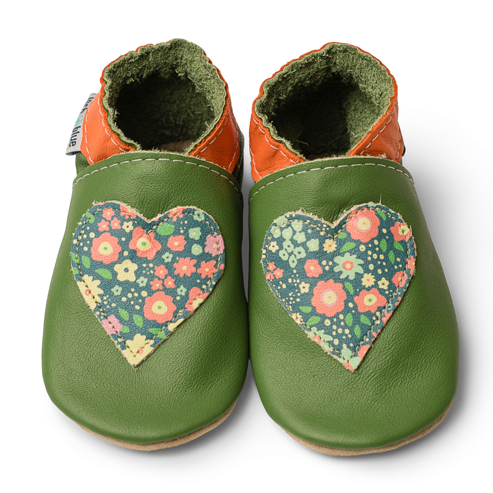 Inch Blue Love Lime, barefoot shoe