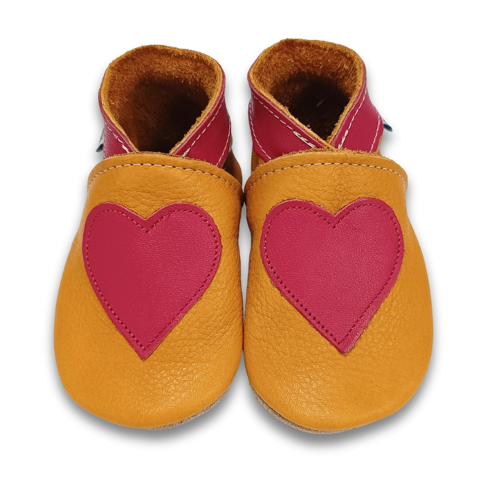 Inch Blue Love Tan Leather/Raspberry, barefoot shoe