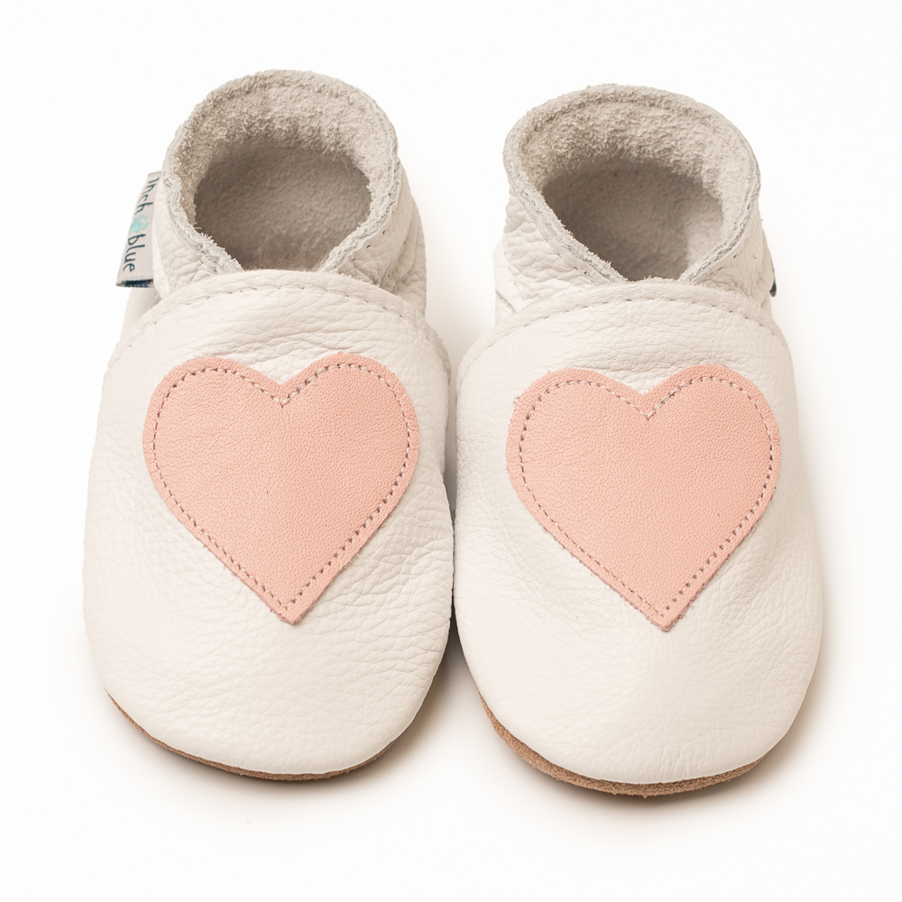 Inch Blue Love White/Soft Pink, barefoot shoe