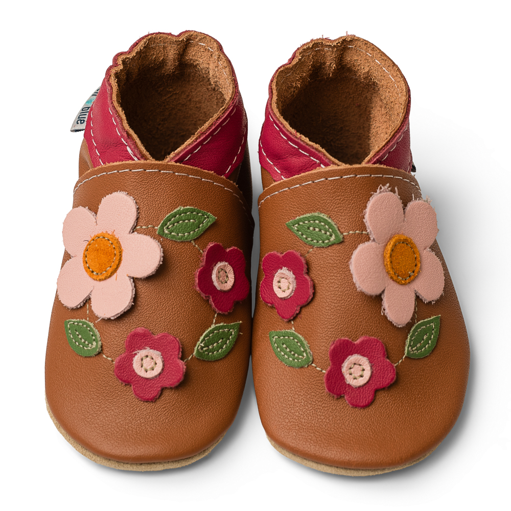 Inch Blue Marguerite Caramel, barefoot shoe
