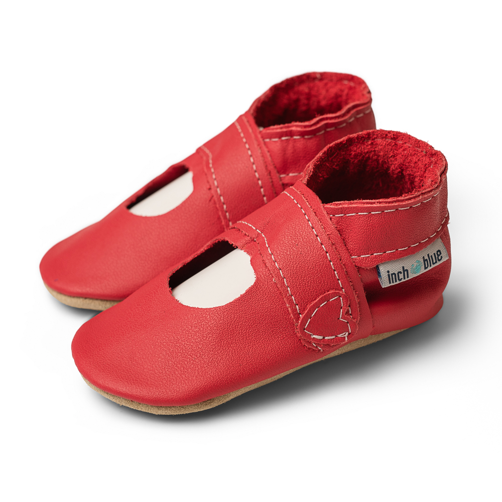 Inch Blue Mary Jane Red, barefoot shoe