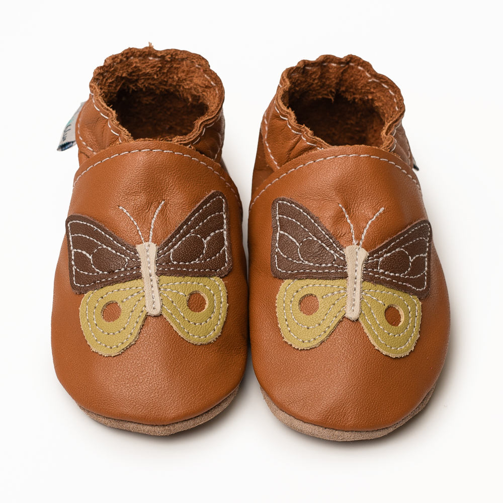 Inch Blue Papillon Caramel, barefoot shoe