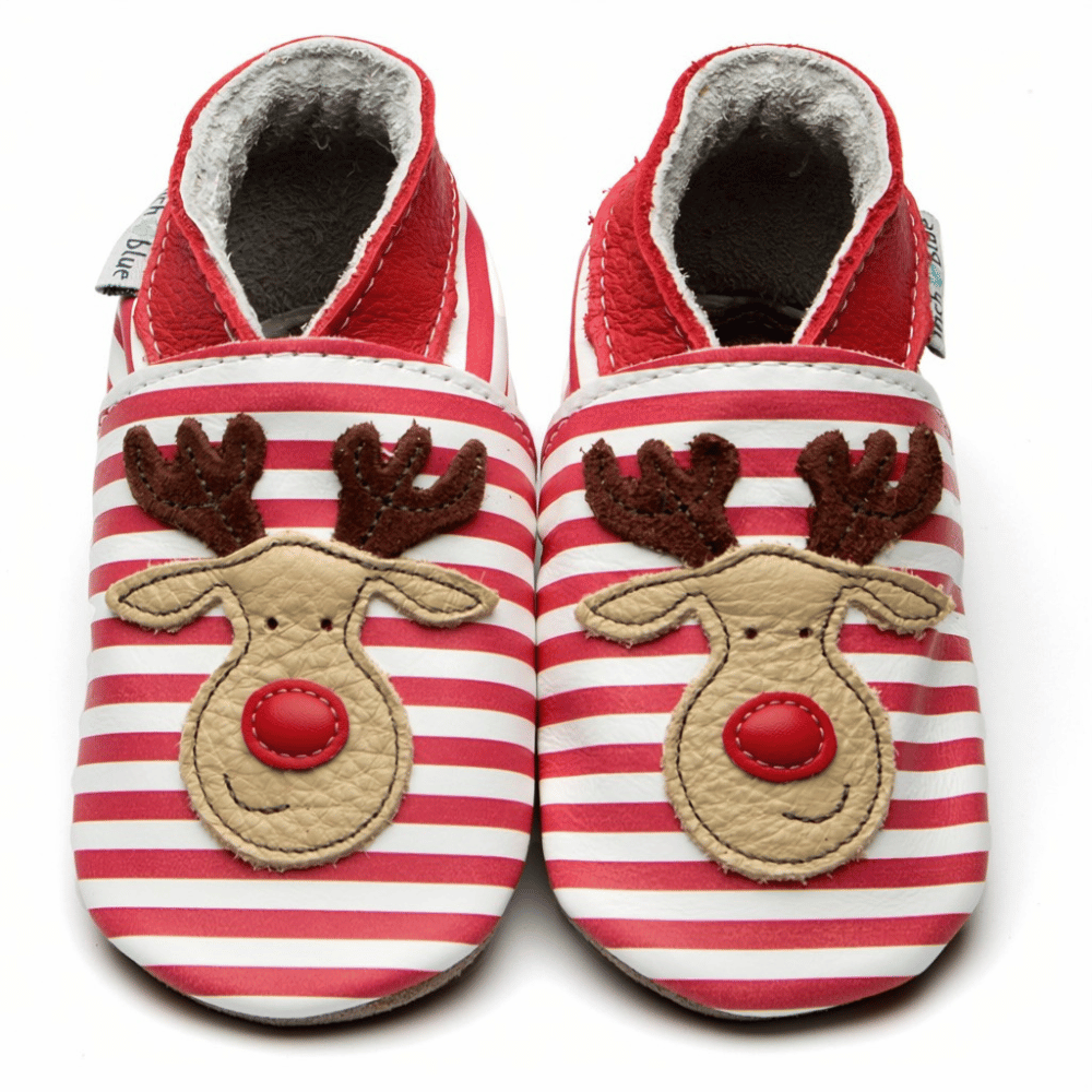Inch Blue Rudolf Red Stripe, barefoot shoe