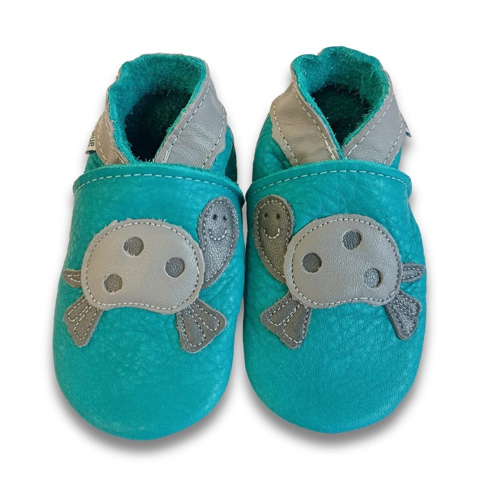Inch Blue Shelly Cyan, barefoot shoe