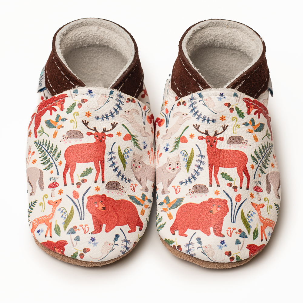 Inch Blue Stag & Friends, barefoot shoe