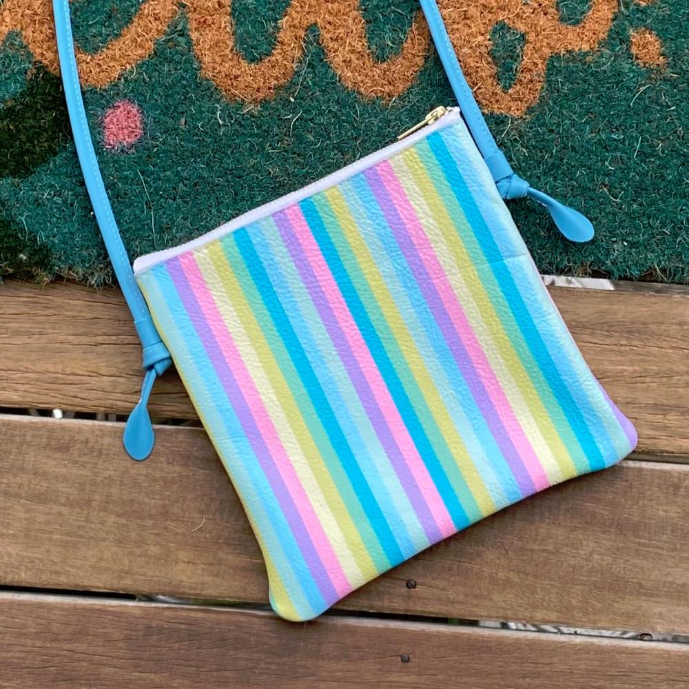 Stripes Pastel Rainbow Crossbody