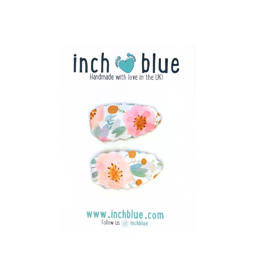 Girls | Baby & Toddler Shoes | Floral | Rose | Pink | Inch Blue