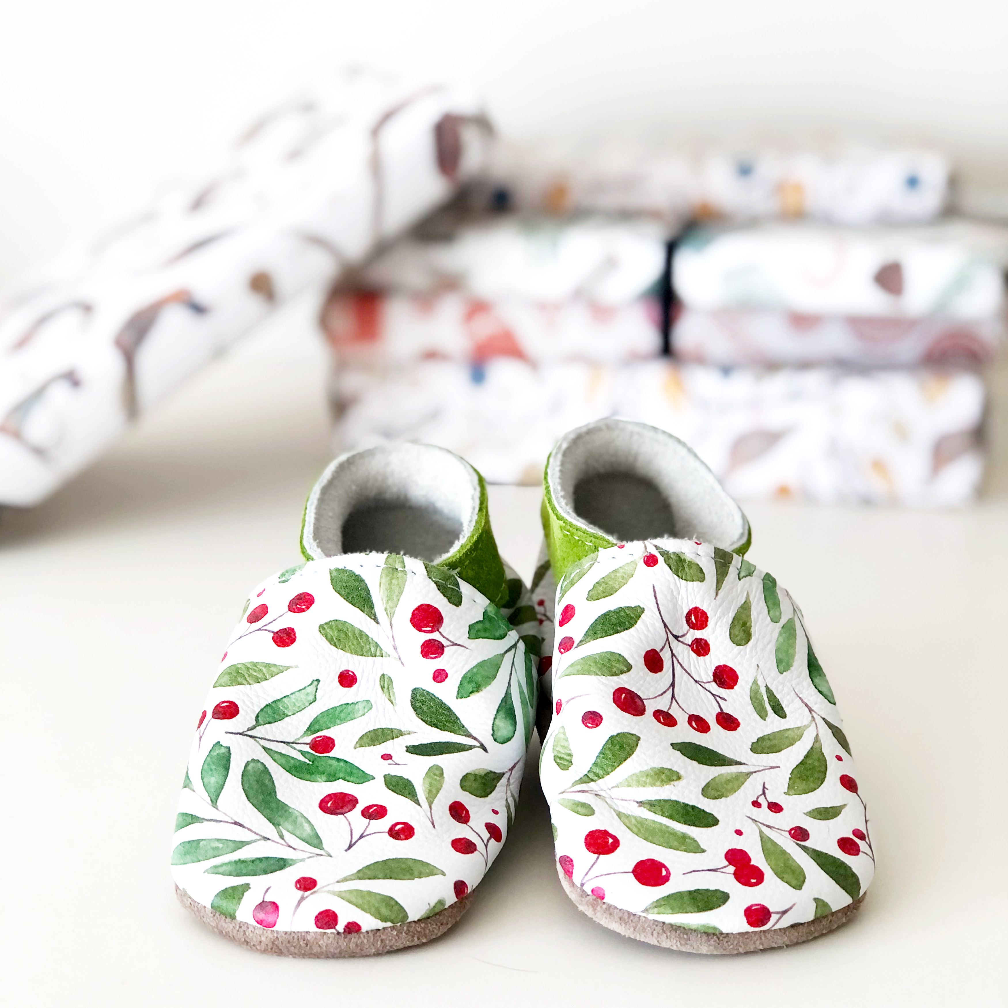 Inch Blue Christmas Floral by Elena O'Neill photo 2